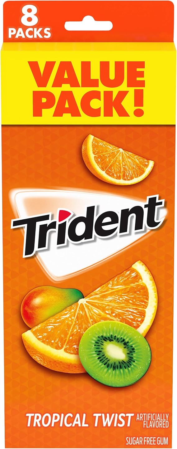 Trident Value Pack 8 Count - Tropical
