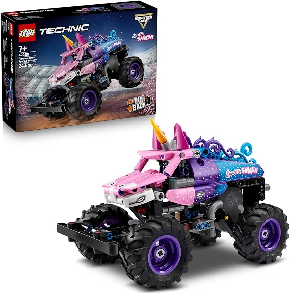 LEGO Technic Monster Jam Sparkle Smash with Retraction Motor 42220