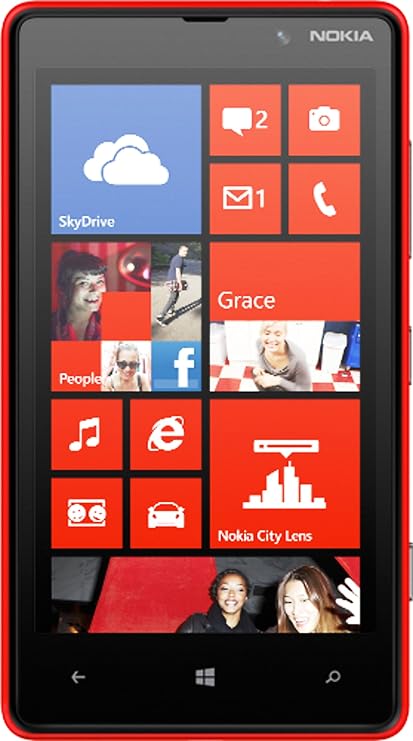 Nokia Lumia 820 Sim-free Windows Smartphone - Red