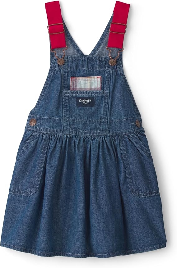 OSHKOSHオシュコシュ 全体的なスカート。World's Best Overalls Skirtallベビーガール。