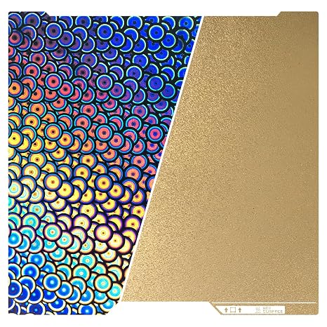Bambu Lab H2D Build Plate,355x346mm Double Sided PEK PEI Build Plate Flexible Removable Spring Steel Heated Printing Bed Platform for Bambu Lab H2D 3D Printer