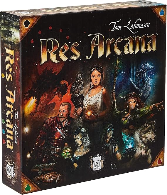 Asmodee Sand Castle Games Res Arcana - German - Basic Game | Tactical Card Game & Connoisseur Game for Magicians & Strategists, from 12 Years, 2-4 Players, 30-60 Minutes Playing Time