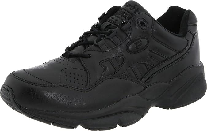 Propét Men's Stability Walker Sneaker, Black