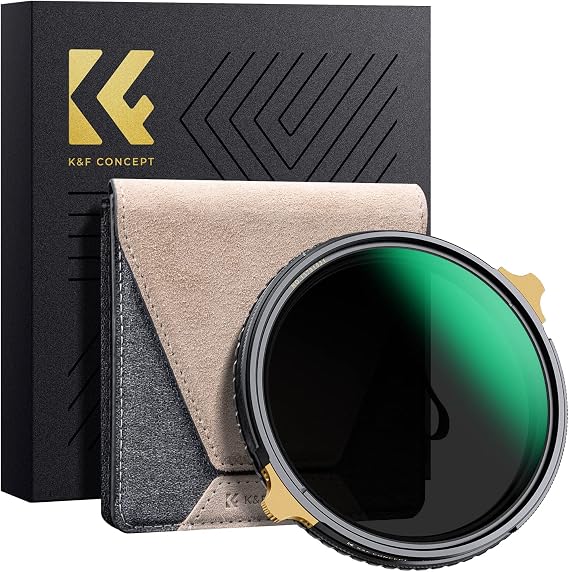 K&F CONCEPT ND2-32&Polarfilter (CPL) 67 mm 2'si 1 arada çok fonksiyonlu filtre (Nano-Xcel Pro Serisi)