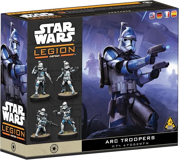 Asmodee | Star Wars Legion: ARC Troopers Unit Expansion | Miniature Board Game | Ages 14+ | 2 Players | 90+ Minutes Playing Time