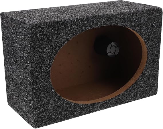 Vehicle Subwoofer Empty Box Wood Felt Speaker Enclosure