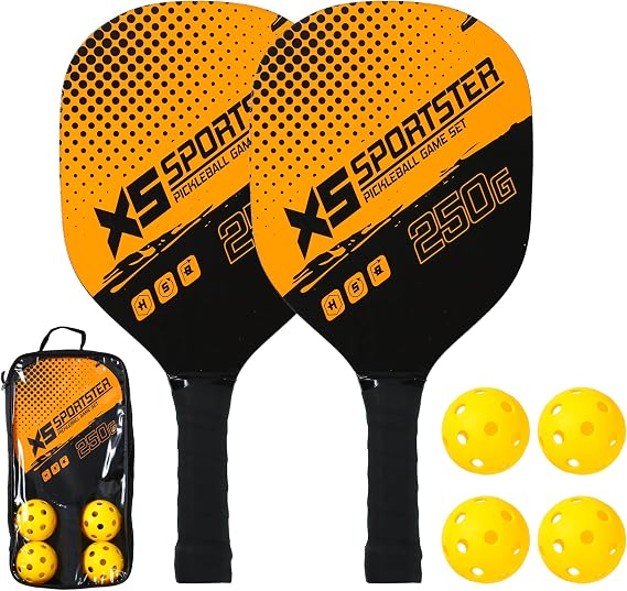 Pickleball Set - Paddle and Ball Set, Padel Racket Paddles, Beach Tennis, Indoor/Outdoor