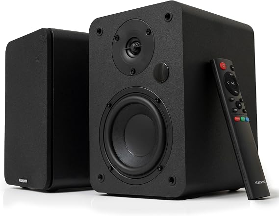 VULKKANO A4 ARC Aktif Hoparlör Siyah (HDMI ARC, RCA, Bluetooth, Optik, USB, Sub Out)