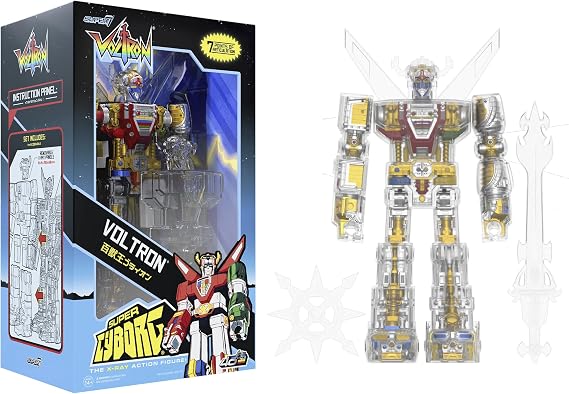Super7 Voltron Super Cyborg - Voltron Clear Action Figure
