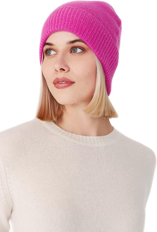 Style & Republic Women's Cashmere Sports Beanie Made of 100% Cashmere Your Cuddly Premium Beanie for Stylish Autumn and Winter Moments