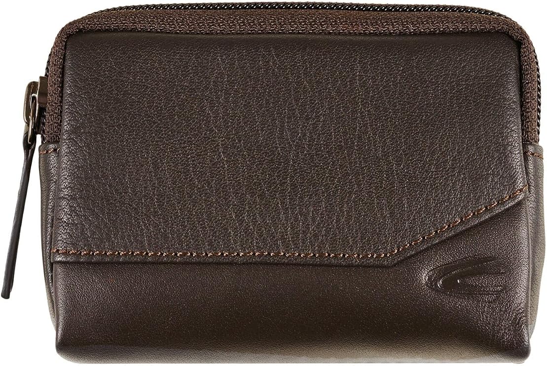 camel active Stone Men's Key Case Key Bag Medium Brown, Brown, M, Modern
