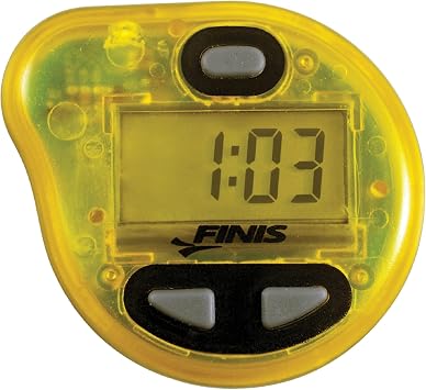 FINIS Tempo Trainer Pro - Swim Training Equipment to Improve Pace - Waterproof Swim Gear for Pool Accessories - Small, Yellow/Black