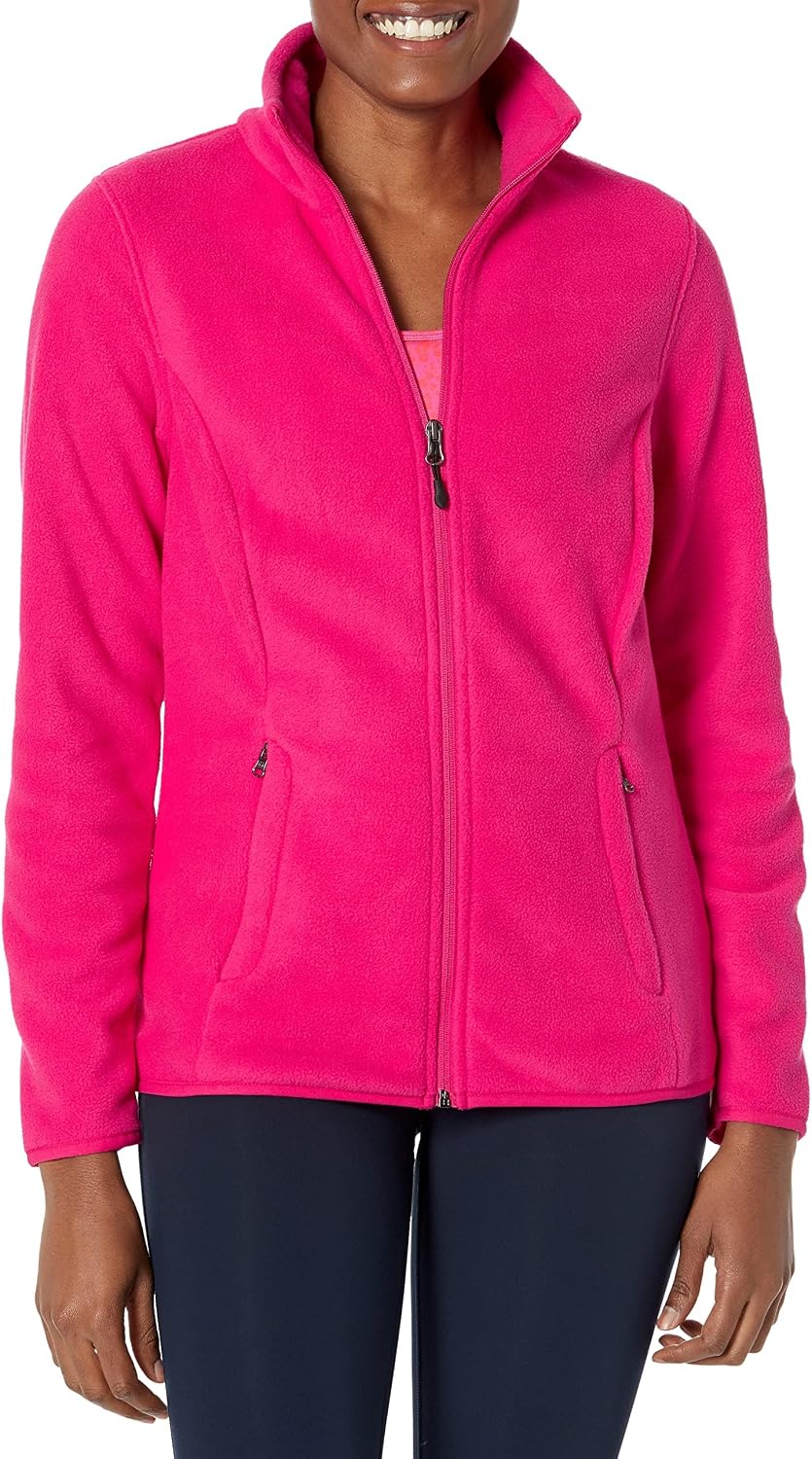 Amazon Essentials Women's Classic-fit Long-Sleeved Full Zip Polar Soft Fleece Jacket Available in Plus Size