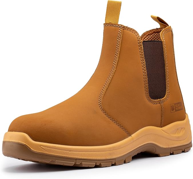 Black Hammer Alex Men's S3 SRC Steel Toe Chelsea Safety Boots