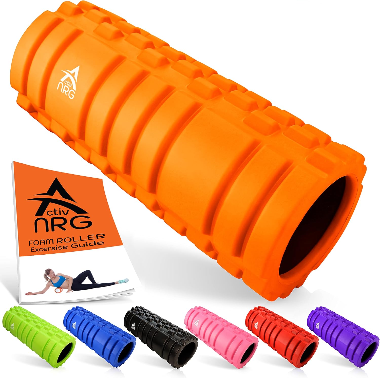 Premium Foam Roller, Deep Tissue Massage Roller for Yoga, Pilates for Relaxing Muscle, Physical Therapy, Balance Exercises and Relief
