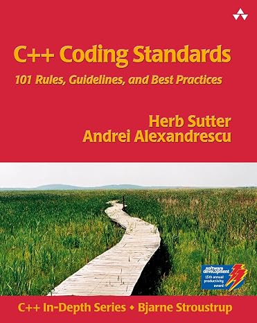 C++ Coding Standards : Rules Guidelines and Best Practices