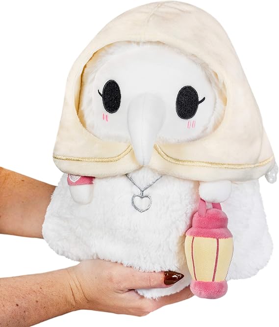 Squishable - Mini Plague Nurse - The Mysterious Doctor Plague Collection - 22 cm - Soft Toy Collectible Stuffed Animal - Glow In the Dark