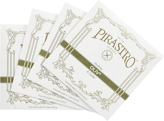 PIRASTRO OLIV Olive Violin String Set E Wire Loop End String Medium
