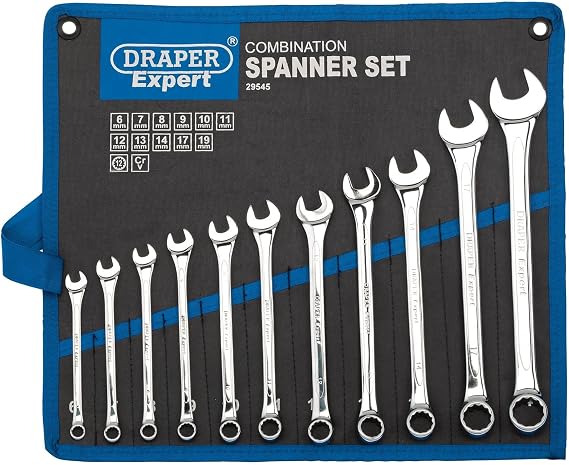 Draper Hi-Torq 29545 11-Piece Metric Combination Spanner Set