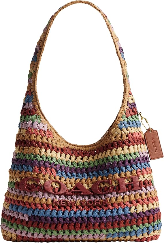 COACH ブルックリン ショルダーバッグ 71.1 cm ストロー