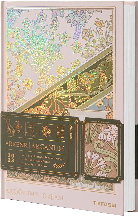 TIEFOSSI Lined Journal Notebook for Women Writing-A5 Hardcover Notebook-Premium 100gsm 224 Pages-Thick Travel journals for writing-College Ruled for Work Organization, Note Taking