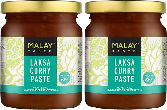 Malay Taste Laksa Curry Paste 185g - Pack of 2