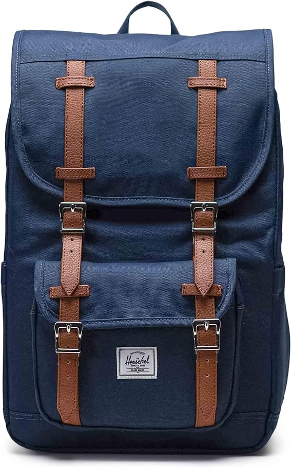 Herschel Unisex Little America Backpack Blue Mid - Volume - 21 L