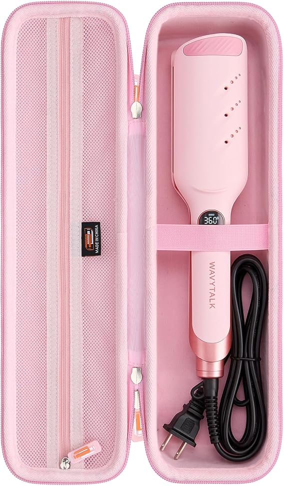 Wavytalk Power Wave ヘアクリンパー イオンヘアウェイブ/TYMO Automatic/CurlPro Plus カーリングアイロンヘアクリンパーウェイバー対応ハードトラベルケースケースのみ