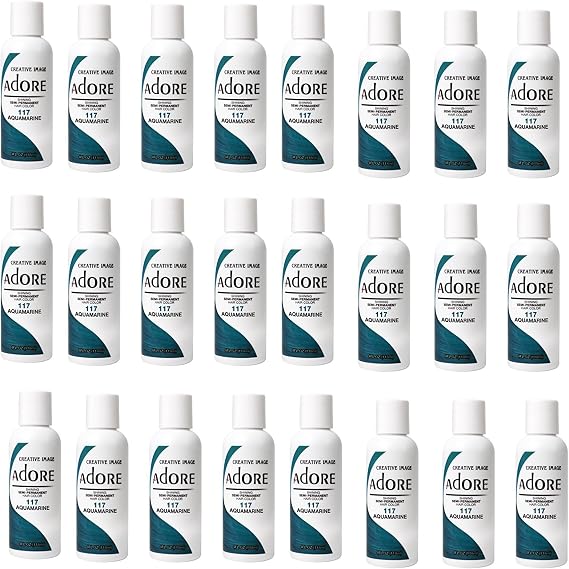 Adore Shining Semi Permanent Hair Colour, 117 Aquamarine by Adore