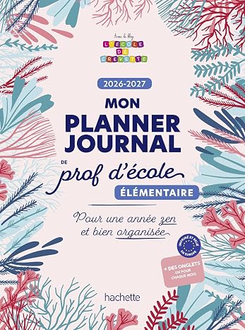 Mon planner journal de prof d'école Elémentaire