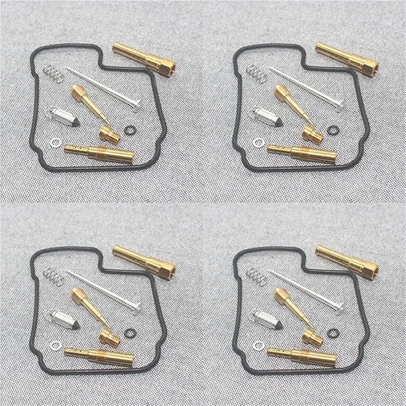 4 Sets Motorcycle Carburetor Repair Kits Carburetor Parts For CBR 250 400 CBR250 MC19 MC23 CBR400RR