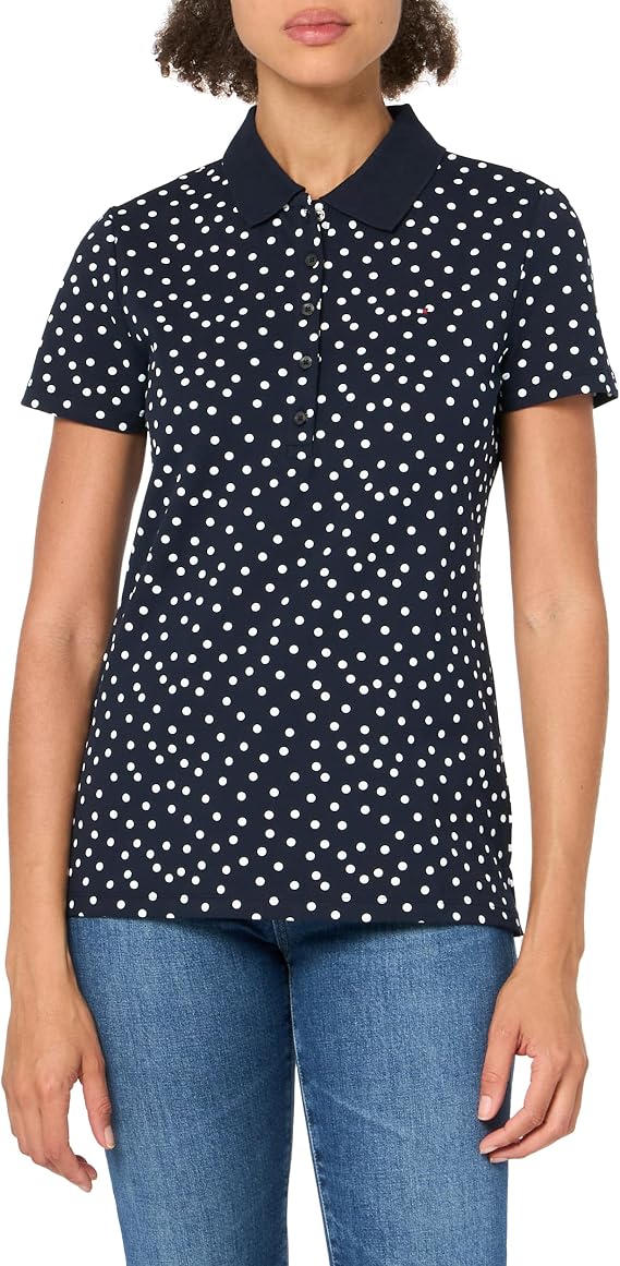 Women's Solid Polo Tee