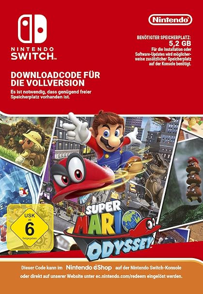 Super Mario Odyssey [Switch Download Code]