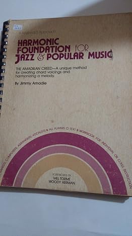 Harmonic Foundation for Jazz & Pop Music