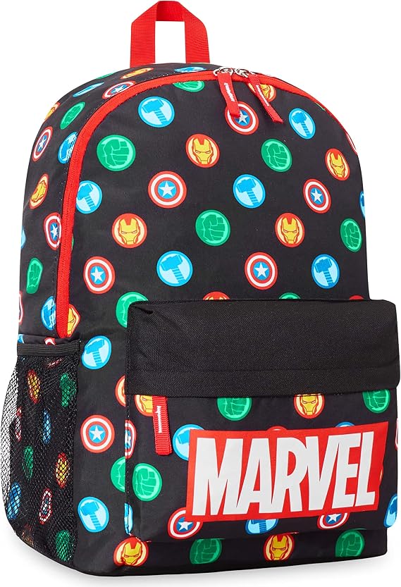 Marvel Spiderman Backpack for Kids Teenagers Avengers Rucksack School Bag Daypack Travel Bag for Days Out PE Sports Boys Gifts