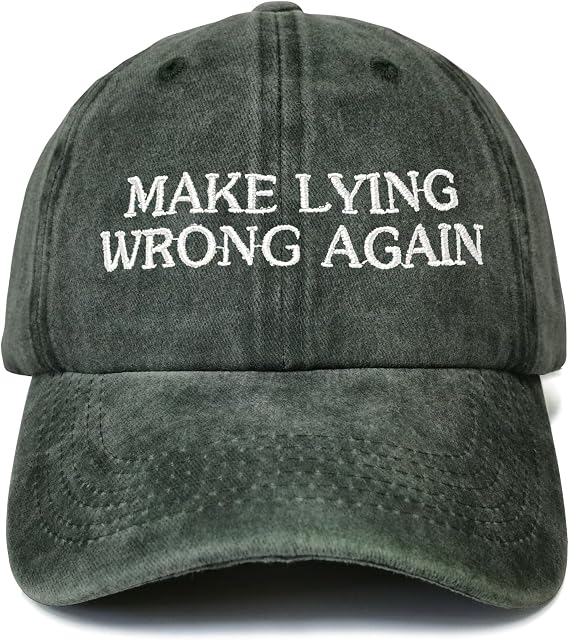 Make Lying Wrong Again 帽子