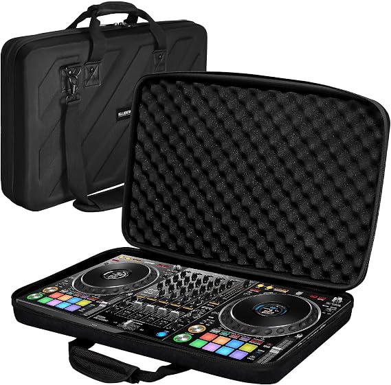Hard Case Compatible with Pioneer DJ Controller DDJ-1000,DDJ-1000SR,DDJ-FLX10 Protective Carrying Storage Bag,Blcak(Xl-28.8 x 16 x 4.3 Inch)