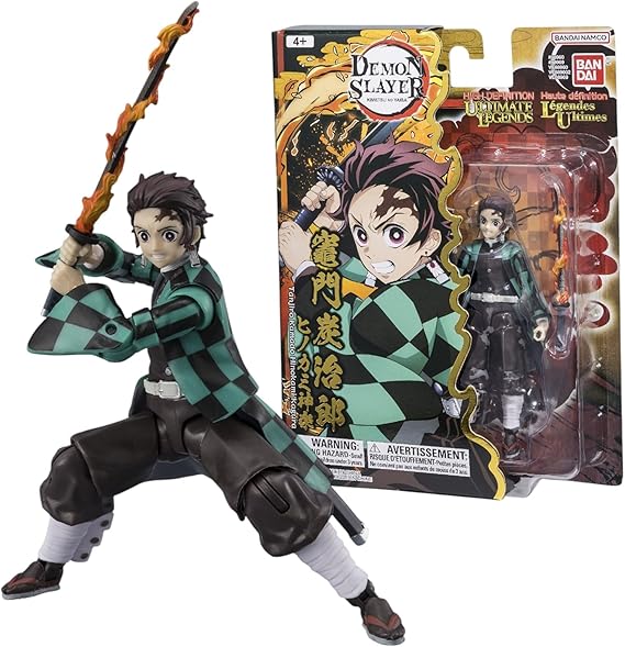 Bandai, 13 cm Demon Slayer Tanjiro Hinokami Kagura Figür - Ultimate Legends HD Serisi, Ultimate Legends HD