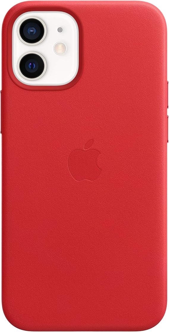 iPhone 12 mini Leather Case with MagSafe - (PRODUCT)RED