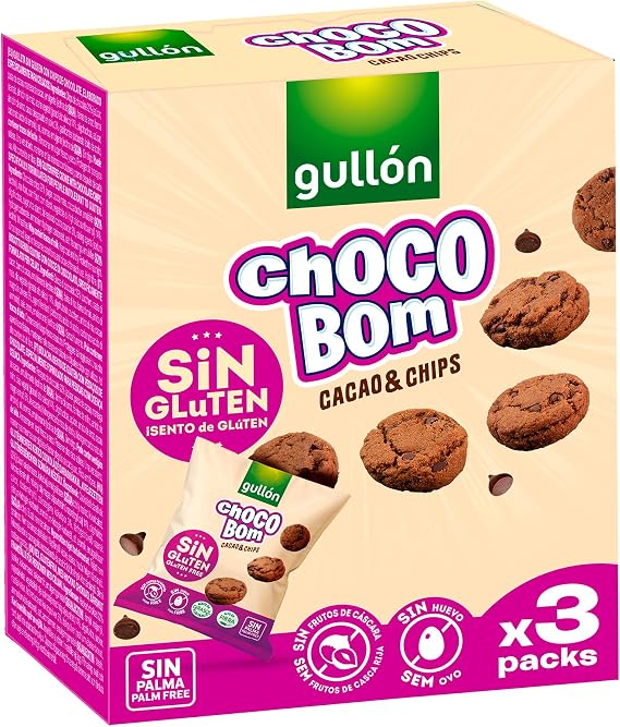 Glutensiz Kakaolu Çikolata Parçacıklı Bisküvi