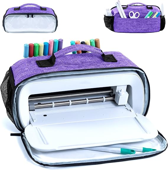 IMAGINING イマジニング ダストカバー ベース付き Cricut Joy Xtra対応 クリカットジョイエクストラカバー 透明窓付き クリカットアクセサリー用ポケット クリカットツール
