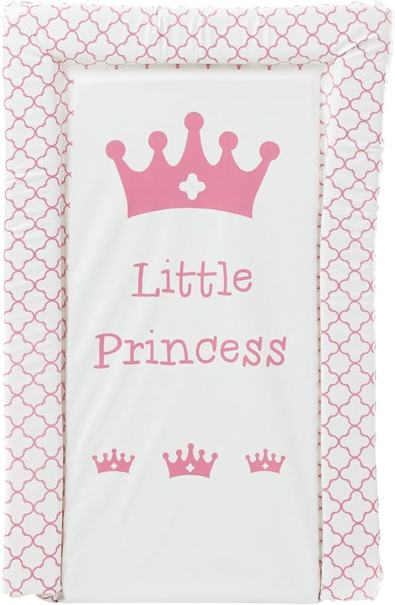Obaby Changing Mat, Little Princess Soft Cushioned Baby Changing Pad with Waterproof Wipe Clean Surface for Nursery Use