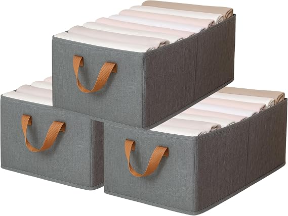XL Wardrobe Organizer, Storage Boxes for Clothes 46 x 20 x 20 cm