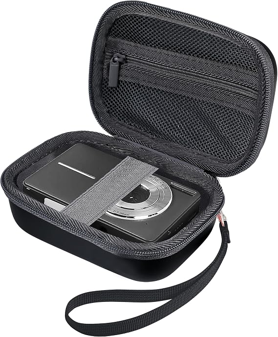 Leayjeen Protective Case for Digital Camera Compatible with Kodak Pixpro FZ55, FZ45, HICSHON, EJXHKNF, Includes Strap and Handle, Case Only, Black