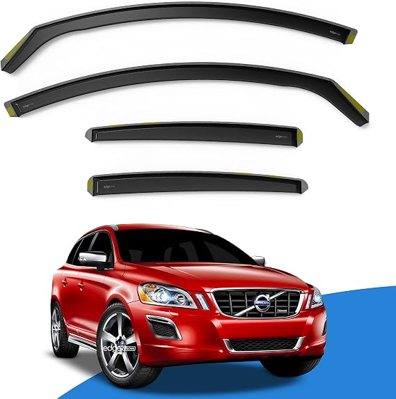 EdgeVisors Wind Deflectors Volvo XC60 MK1 5Dr SUV 2008-2017 4pc