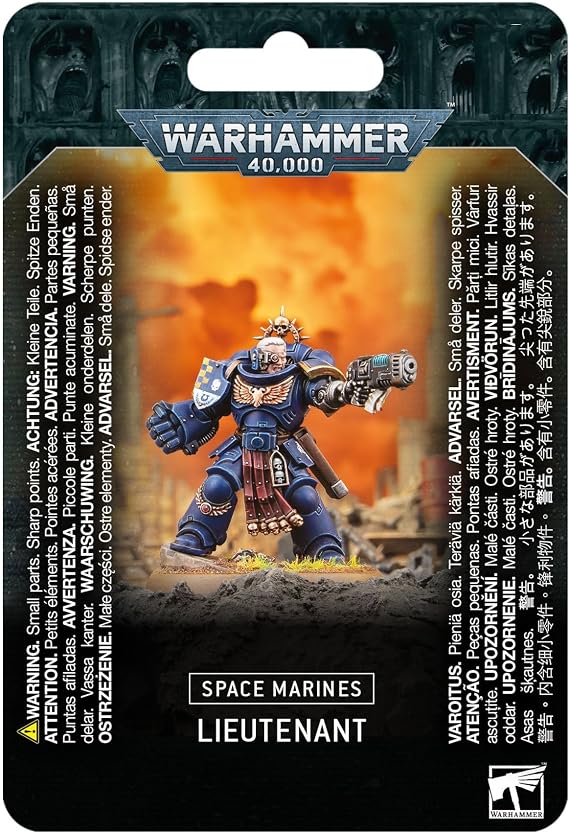 Warhammer 40K - Space Marines Lieutenant Primary, Blue
