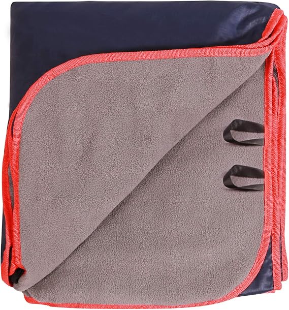 REDCAMP Fleece Stadium Blanket Waterproof Windproof for Cold Weather with Bag, Soft Warm Large Camping Blanket for Outdoor Sports,Waterproof Fleece Blanket
