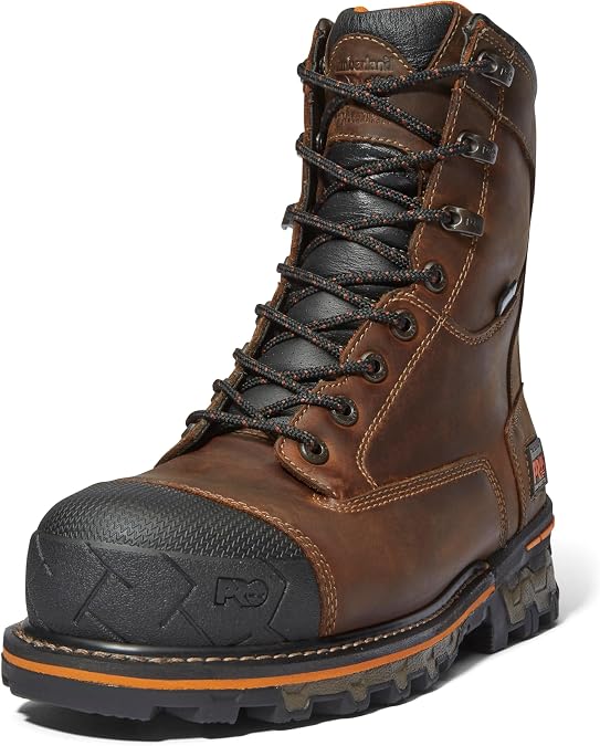 Timberland PRO メンズ Boondock 8 Inch Composite Safety Toe Waterproof工業用ワークブーツ