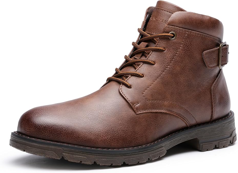 Bruno Marc Men's Motorcycle Biker Boots