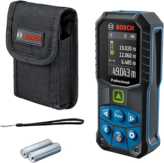Bosch Professional Measurement Measurement GLM 50-27 CG Yeşil Lazerli Uzaklık Ölçer, 50 metre, Koruma çantası, El kayışı, 2 pil
